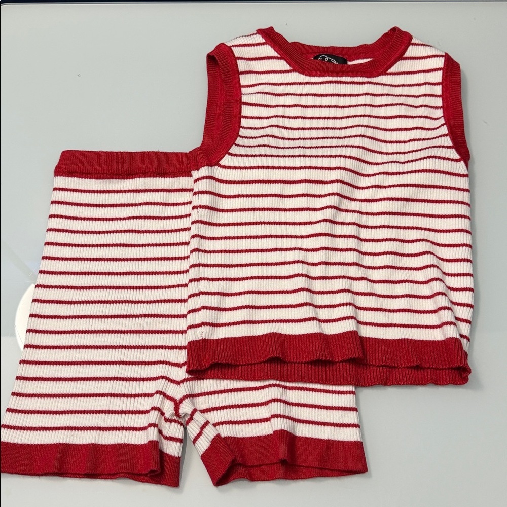 Art Class Knit Top and Bottom Set